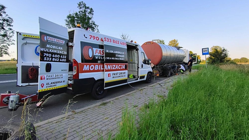 wulkanizacja mobilna cysterny