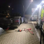 wulkanizacja mobilna w nocy